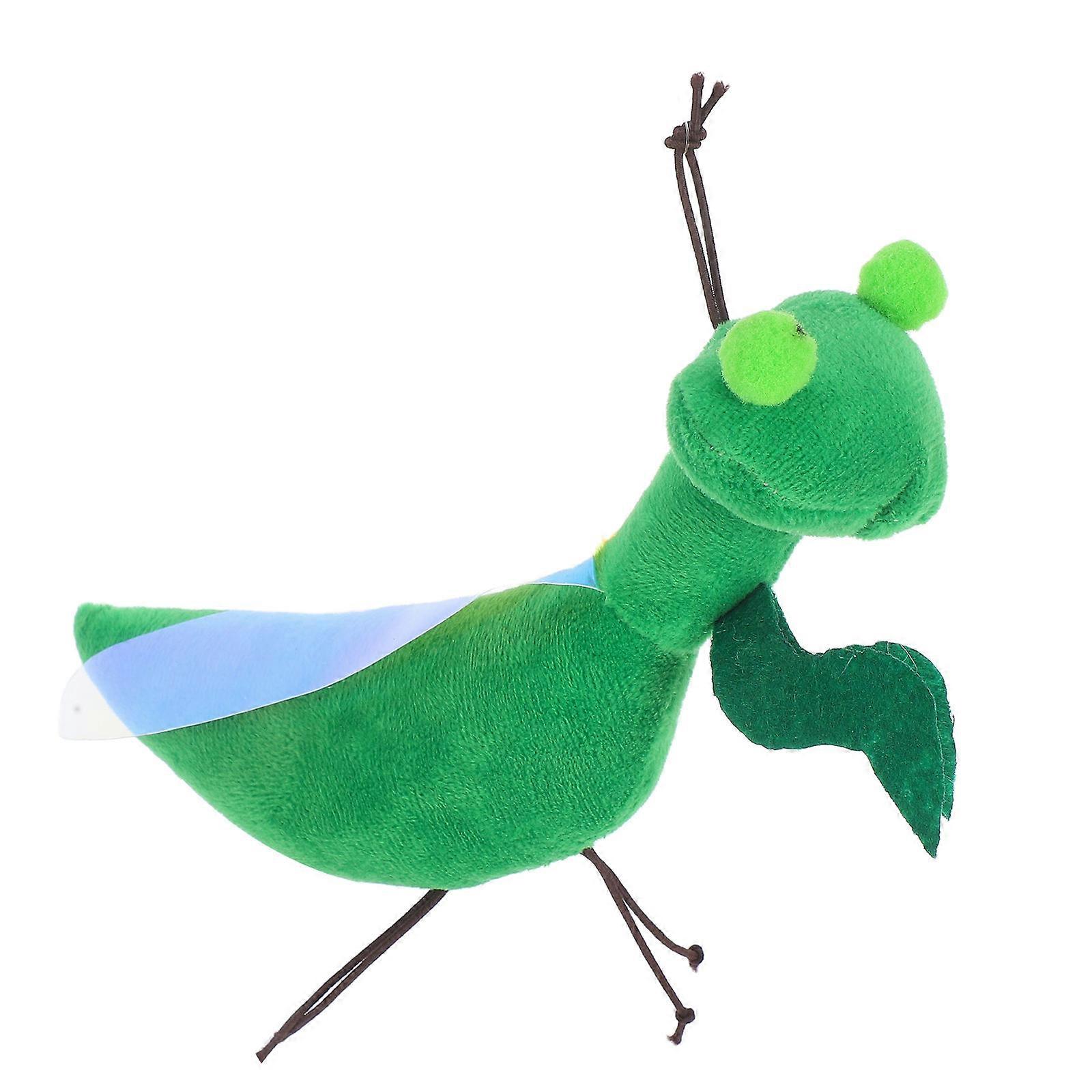 Catnip Plush Mantis Toy for Cats Soft Chewable Interactive Pet Supply