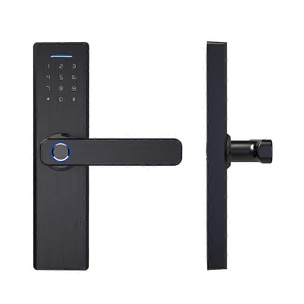 App Password Door Lock, WiFi Smart Lock Electronic Door Lock Keyless Entrance Fingerprint Door Lock WiFi Door Lock for Home Hotel Apartment