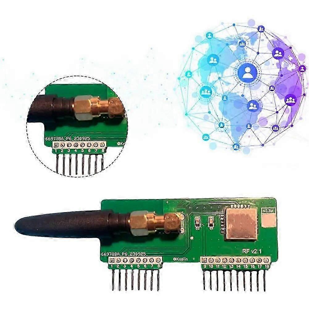 CC1101 SubGhz 433Mhz / 868Mhz modul Fejlesztési kártya a Flipper Zero számára