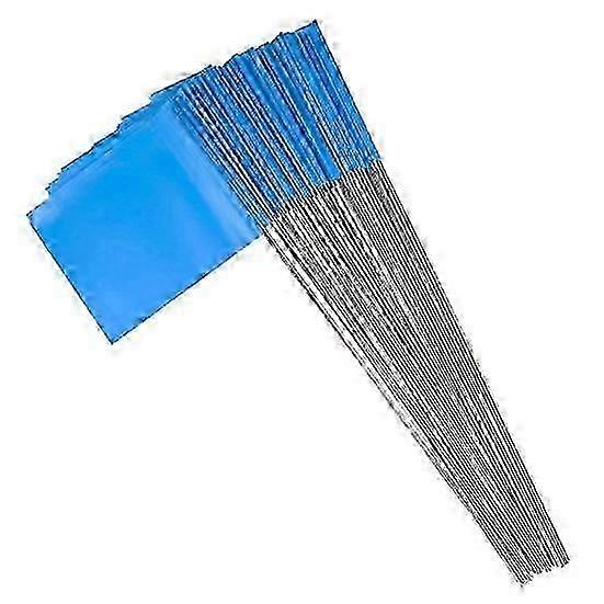 100Pcs Marking Flags Lawn Flag Markers Waterproof Non-Fading Widely Used PVC Landscape Flags Sprinkler Flags-Good