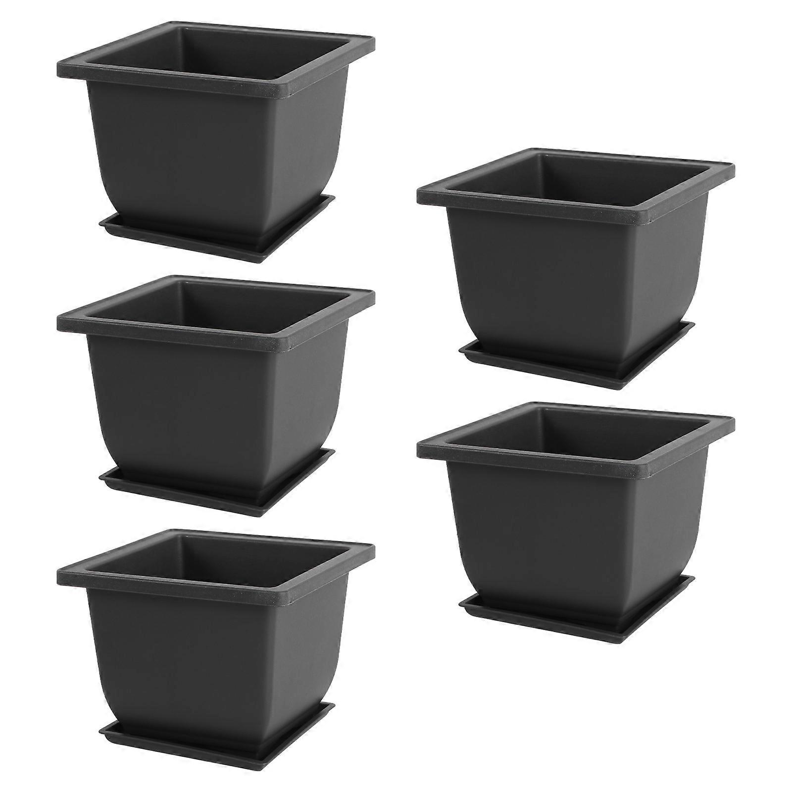 家庭用装飾用アンティーク植木鉢 5 セット多肉植物用植木鉢