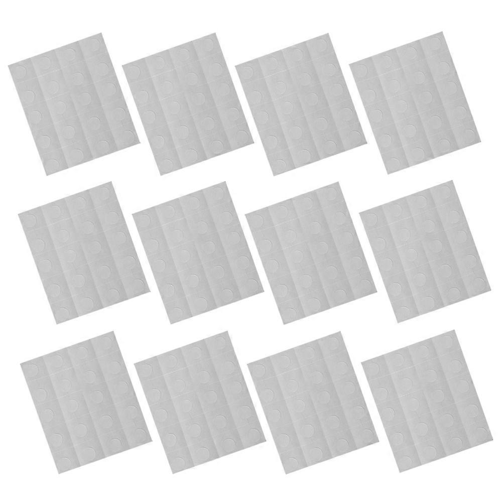 25 Sheets Clear Adhesive Dots Double Sided Stickers Tape No Traces Craft Dots