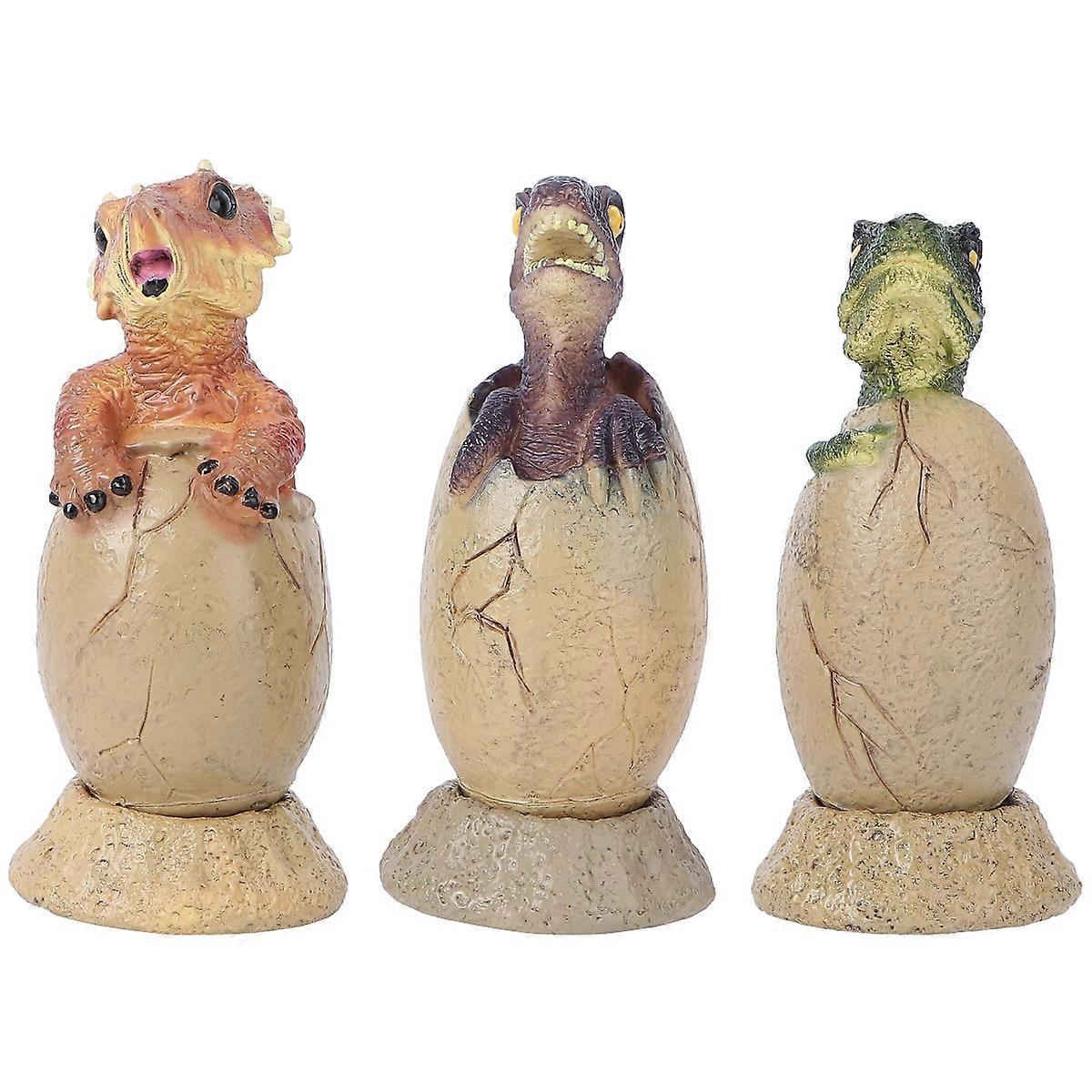 دينو زخرفة 3 قطع متنوعة من القطع الزخرفية الملونة للأصدقاء واستخدام مكتب العائلة