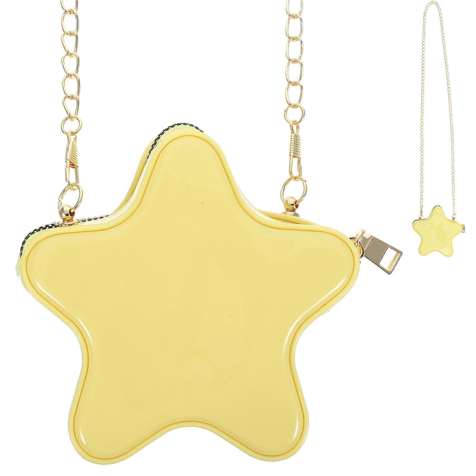 תיק קרוסבודי חמוד לנשים - עיצוב שרשרת מסוגנן, תיק שליח כתף רב-תכליתי לחתונות, מסיבות ונשפים