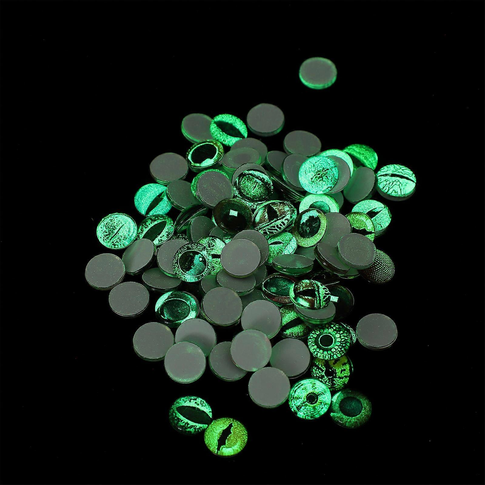 Tiny Glass Eyes Assortment Kits 100Pcs For Doll Making Earrings Key Chains And Realistic Craft Use