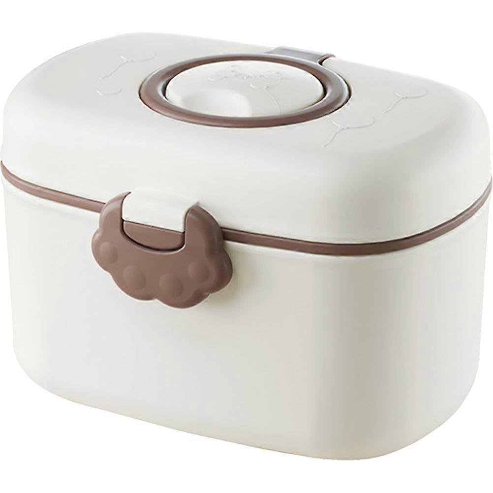 Portable Baby Formula Container for Storage Made of PP White Color 1 Set Lightweight Compact Leak Proof Safe