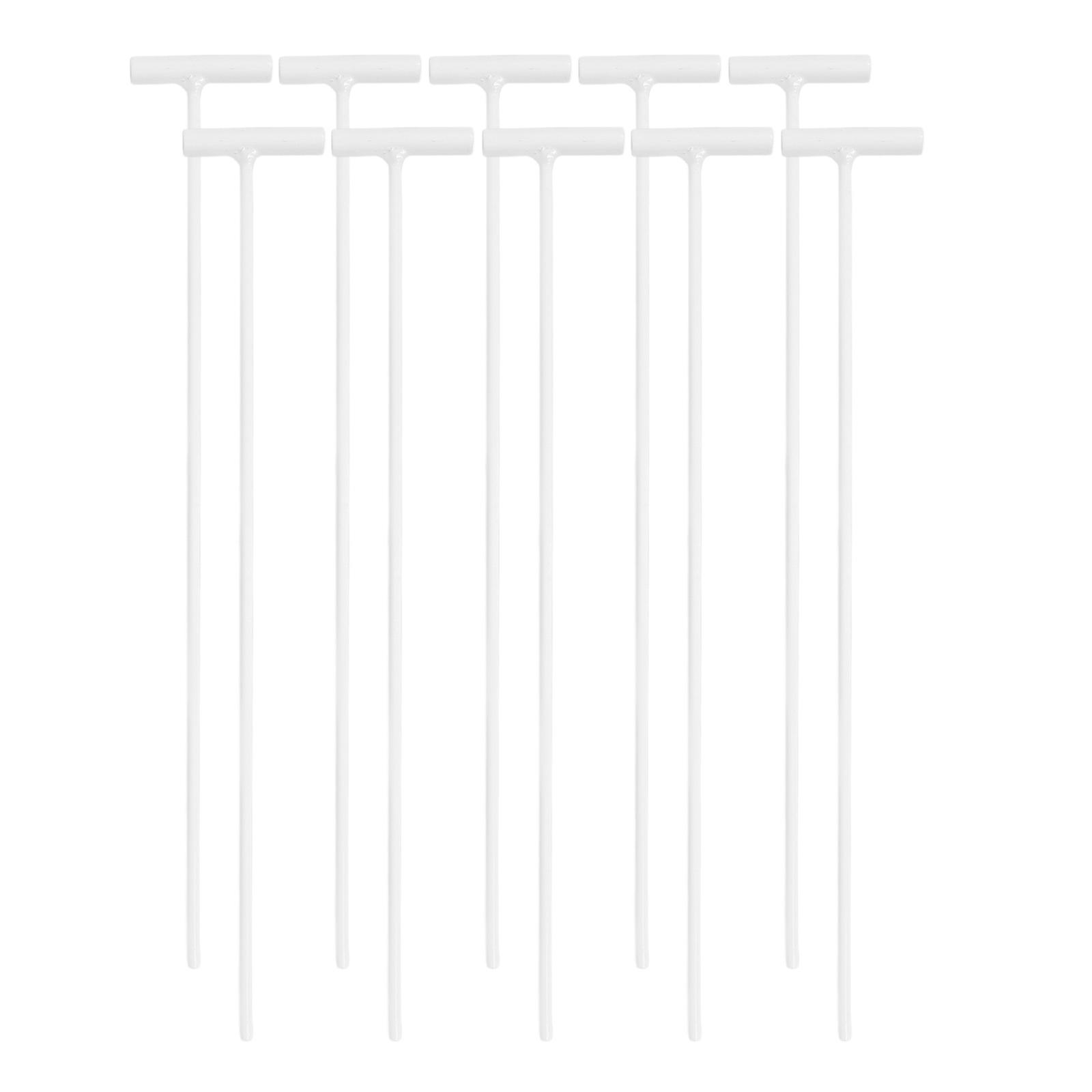 Door Curtain Metal Rod 10Pcs Durable For In Cages With Easy Installation Feature