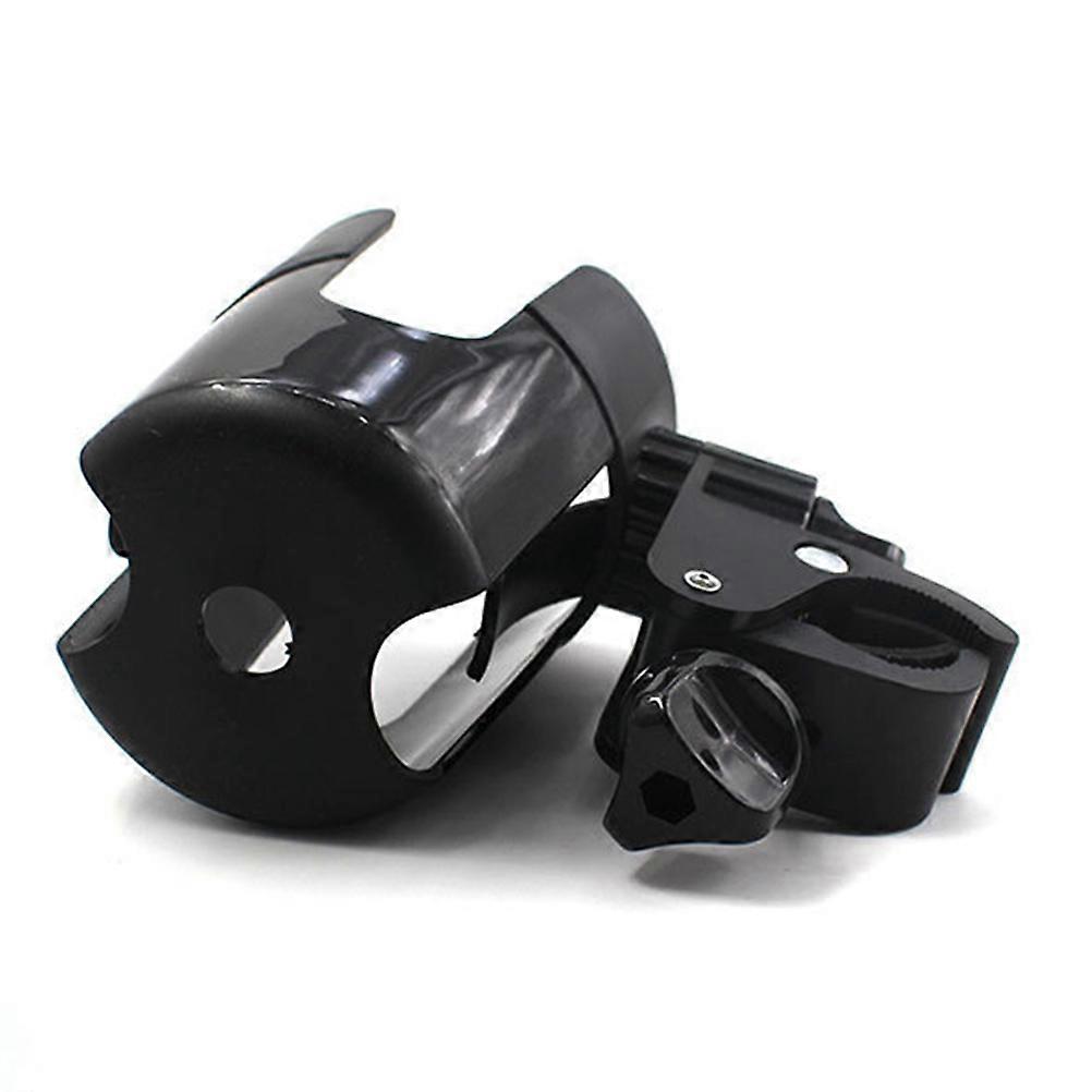 Lightweight Stroller Cup Holder Accessory with Skid Clamp for Pram, Bike, or Bicycle – Fits Strollers with Bar – Black