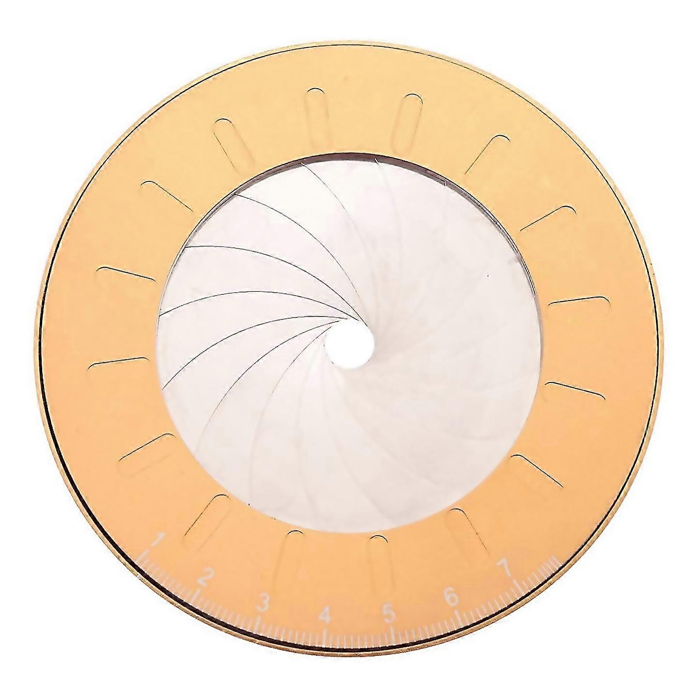 For adjustable round drawing ruler 10mm to 77mm round rotatable compass ruler woodworking tool for m