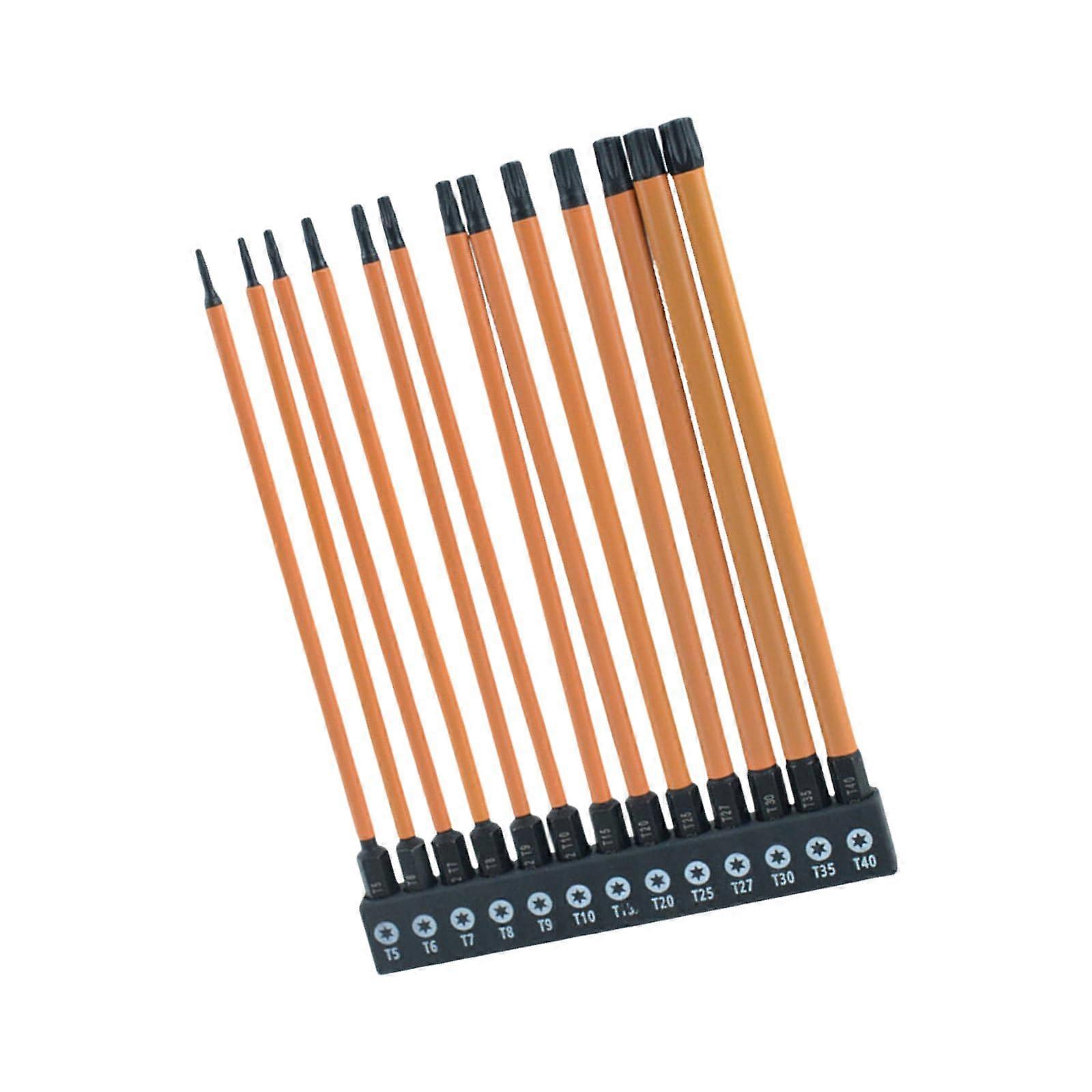 13pcs 100/150mm Allen Key Drill Bit Set Impact Driver Bit Set Hex Shank Hex Bit Maintenance Tool