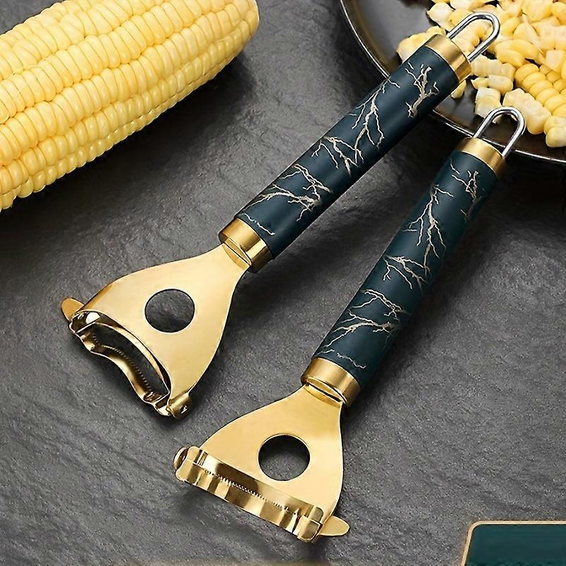 2-Pack Stainless Steel Corn Peelers - Reusable Threshers, Multi-Purpose Kitchen Gadgets