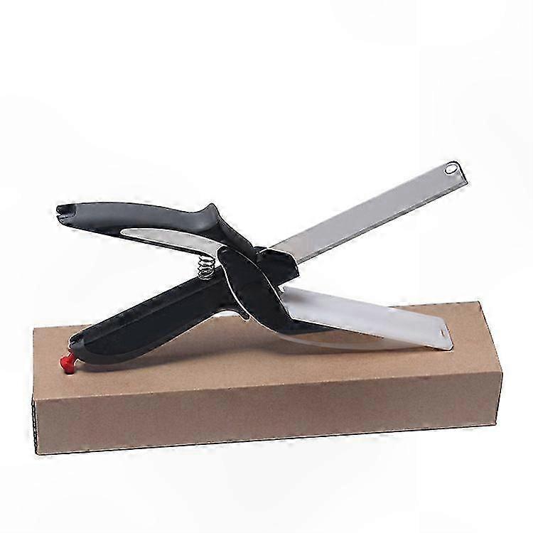 2-in-1 Multi-Function Kitchen Scissors and Chopper Tool for Food Preparation
