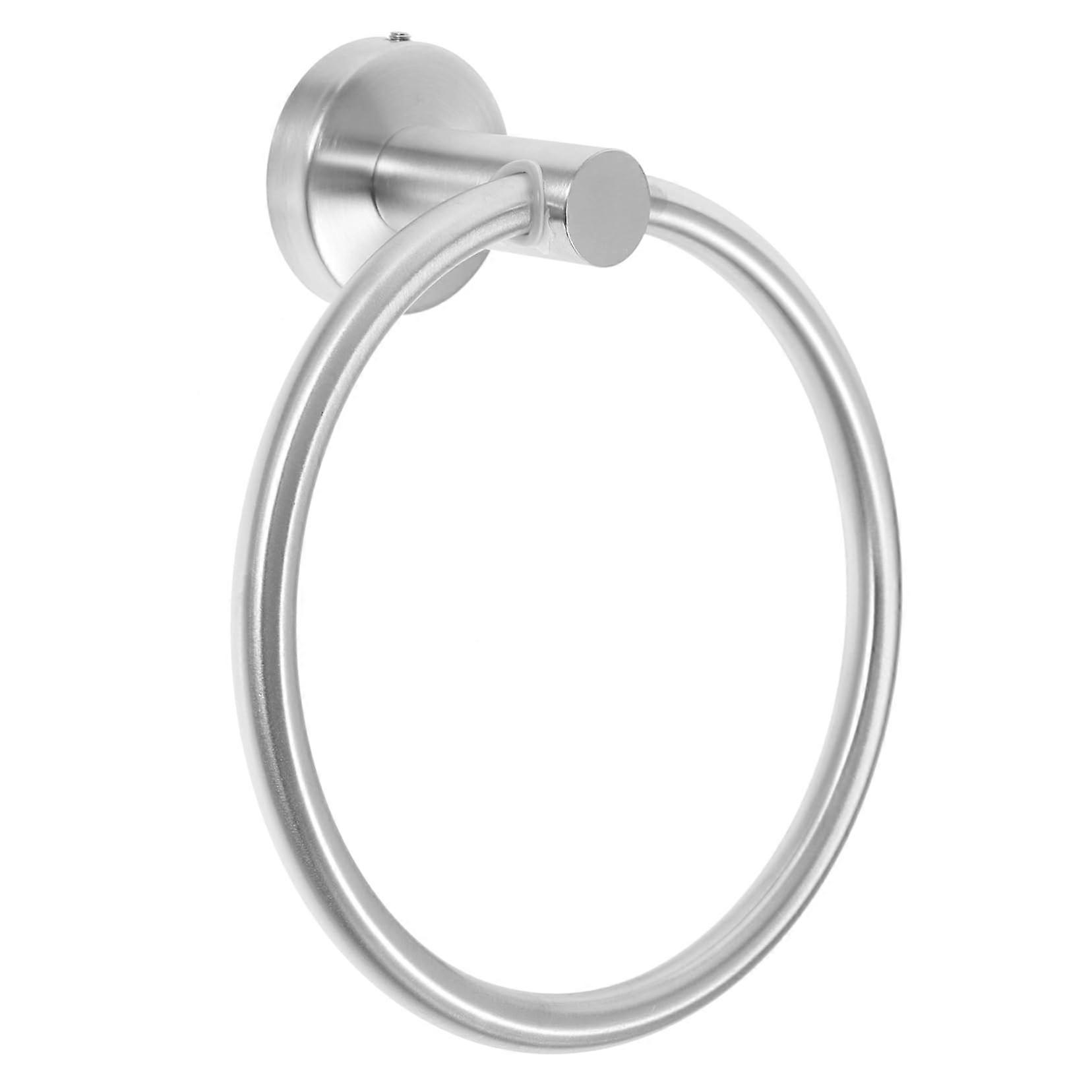 Aluminum Towel Ring WallMounted Towel Holder for Bathroom and Sturdy Towel Holder Random for Bath and WC