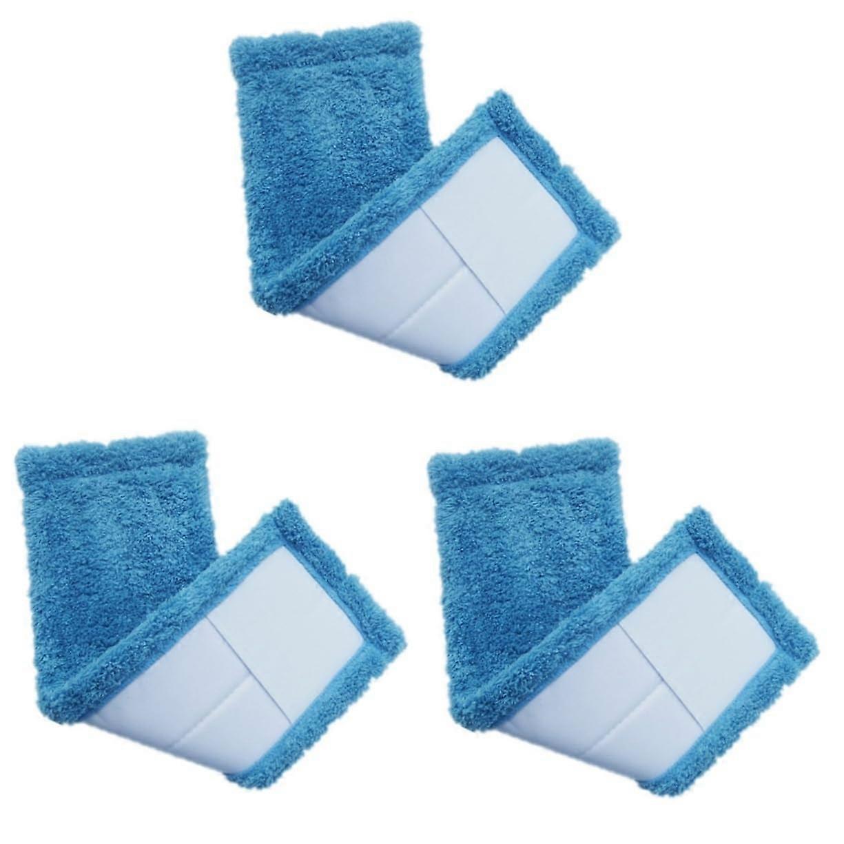 Replacement Mop Head Microfiber Mop Pads, 3-Pack, For Spray Mops, Floor Cleaning Pads, Compatible Refills