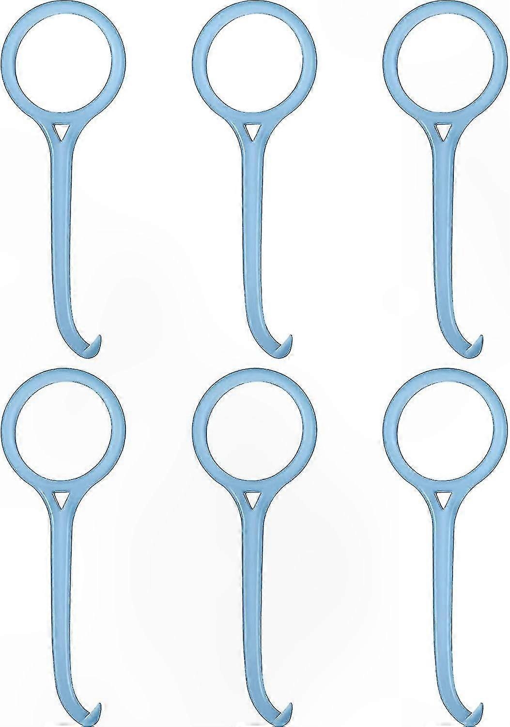 6-Piece Invisible Aligner Removal Tool Kit for Oral Care Use (Blue)