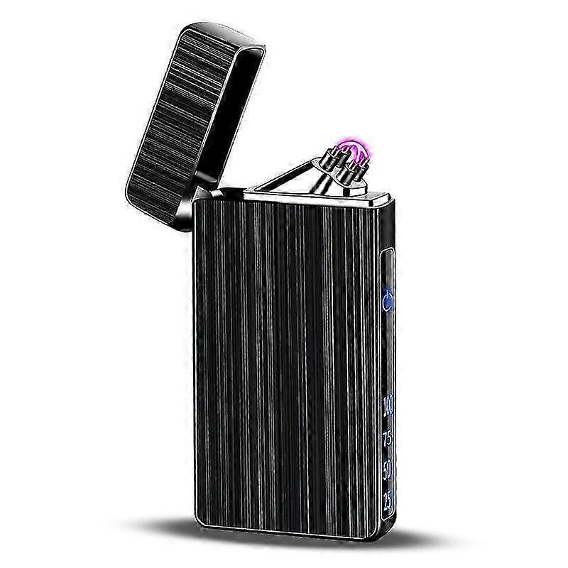 Alloy Brushed USB-C Double Pulse Windproof Lighter