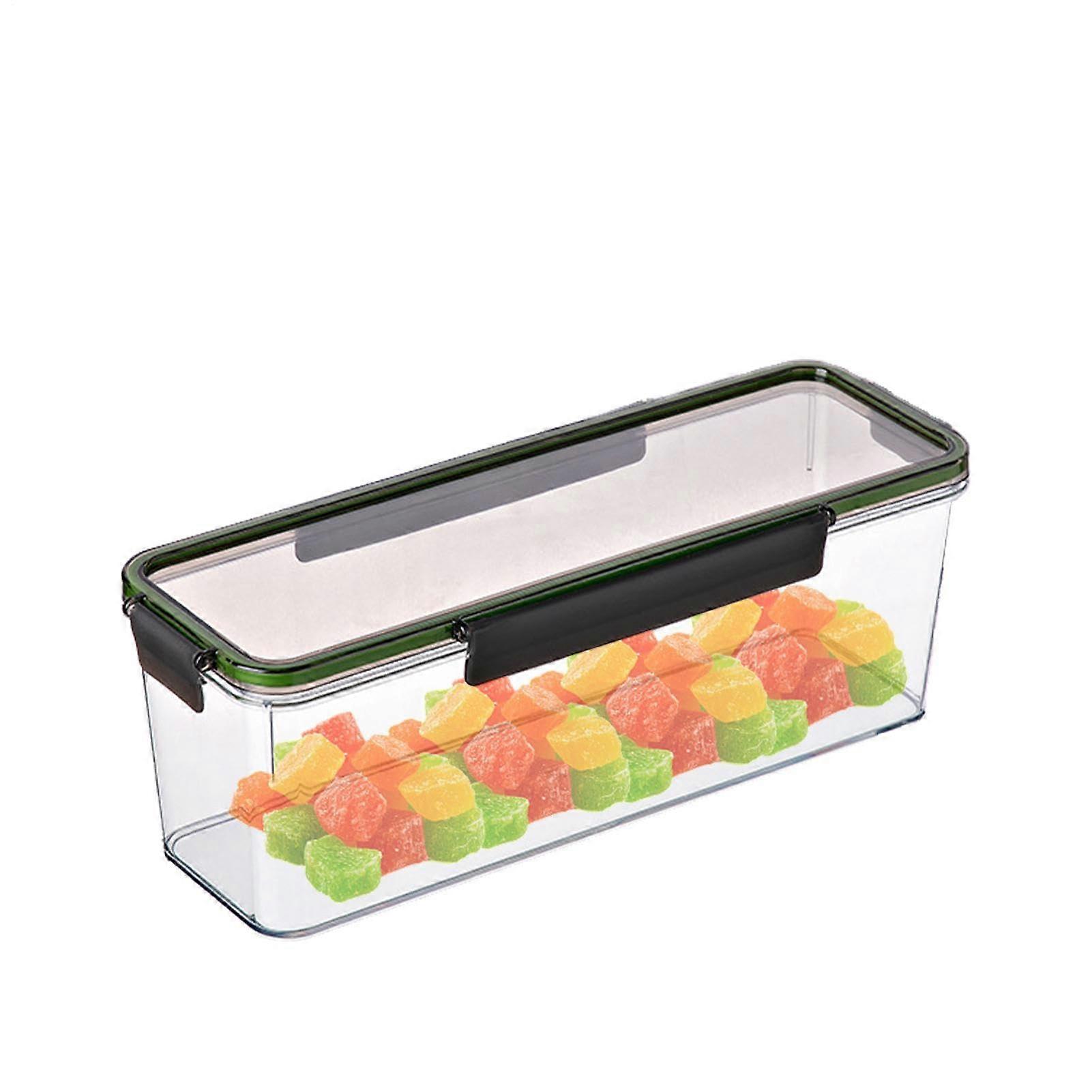 Pasta Storage Container Transparent Airtight Lids Large Cereal Canister Sealed Lock Pantry Organizer Rice Grain