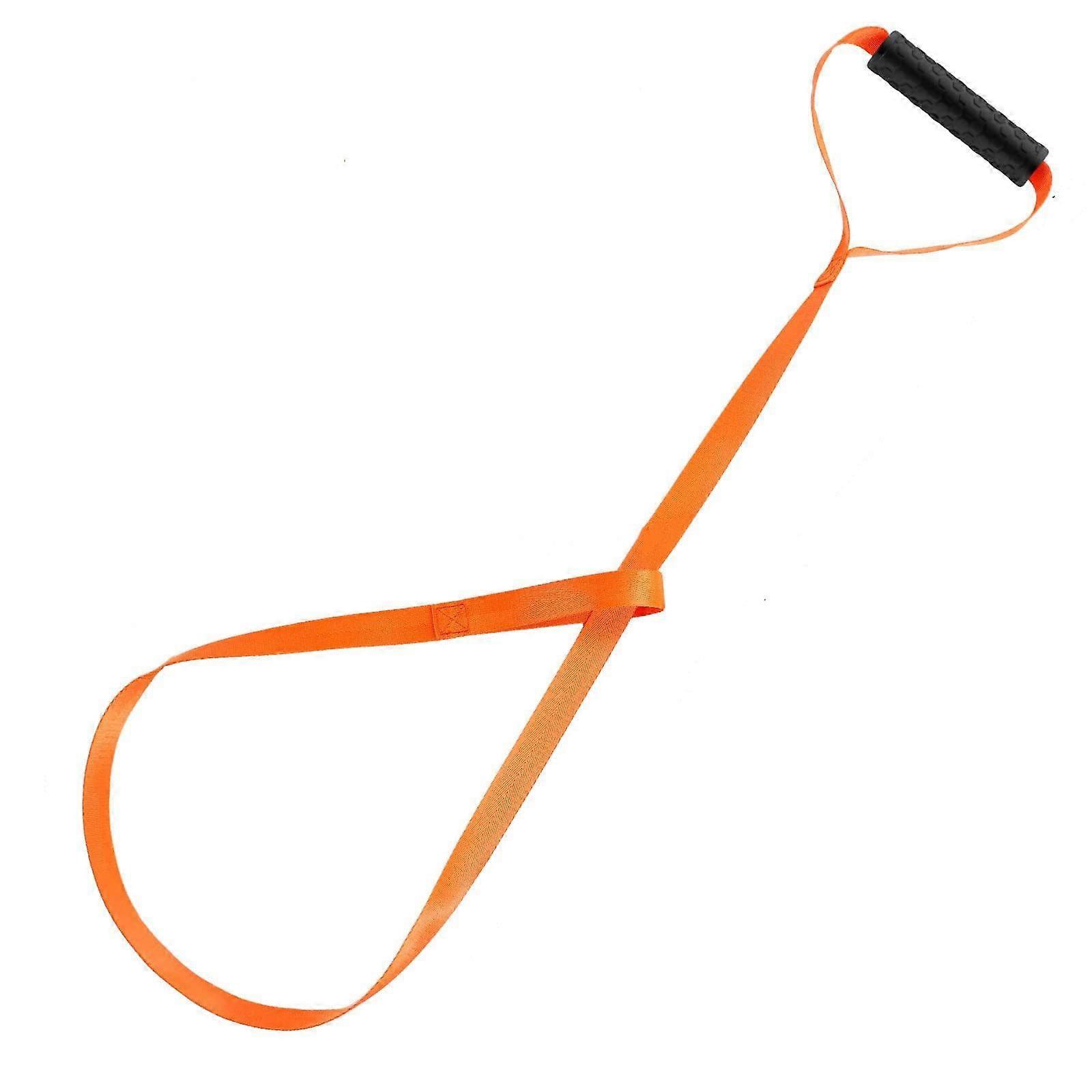 Deer Drag Harness For Farm Use, Orange, 150 X 3.8 Cm, Comfortable Handle, Hunting Gear