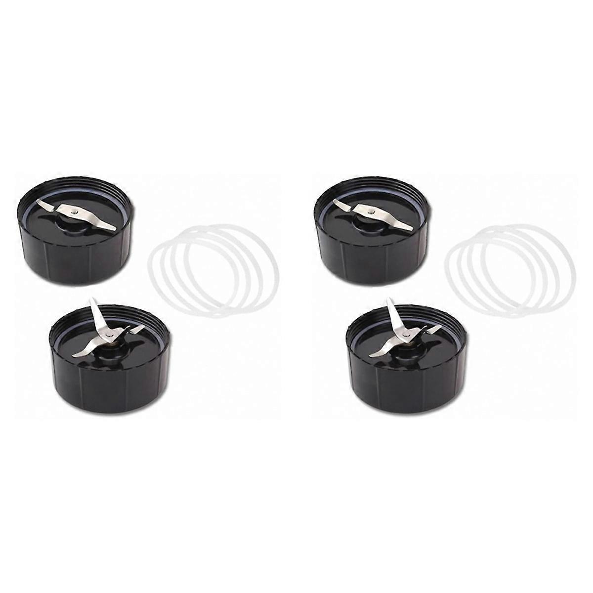 2 set Replacement and Flat Blades - Replacement Parts with Extra 8 Gaskets for 250W Blender Juicer M