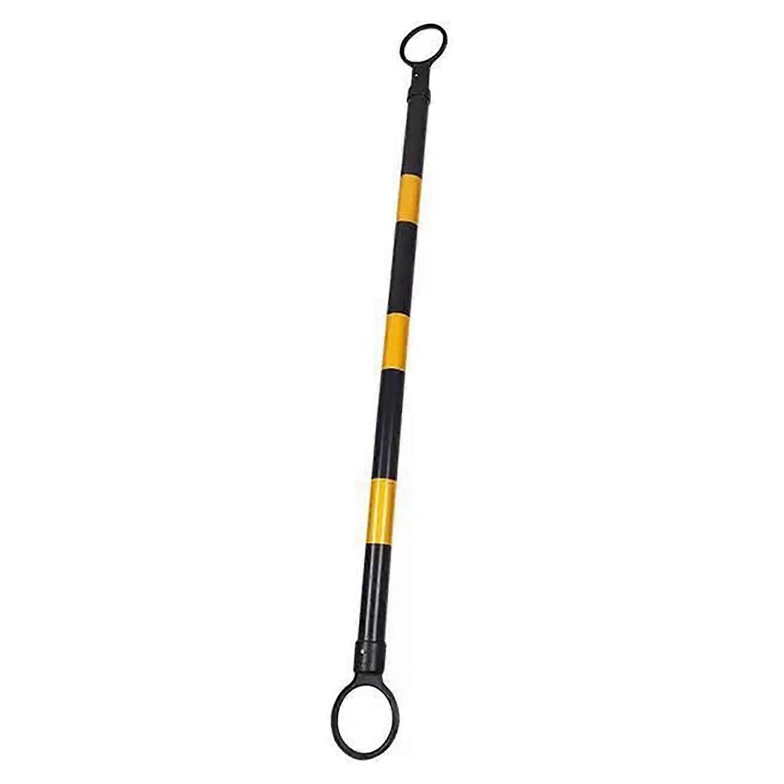 Retractable Cone Bar, 3 to 20 Pack, Adjustable 3.28 ft to 6.56 ft, Reflective Traffic Barrier for Parking Lots and Road Construction, Yellow