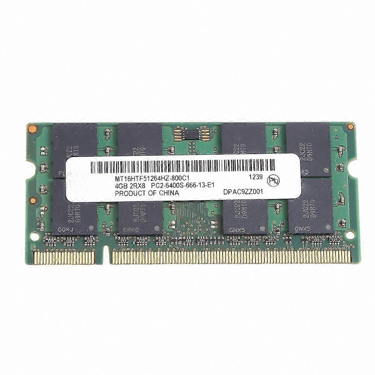 DDR2 4GB 800MHz SODIMM Laptop Memory, PC2-6400 1.8V 200-Pin RAM with 16 Chips 2RX8 for Compatible Systems