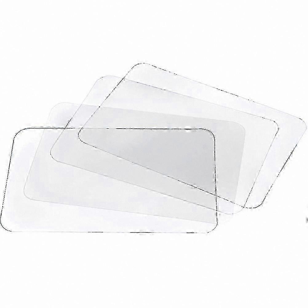 Heat-Resistant Non-Slip Washable Transparent Placemats for Kitchen Table (Set of 8)