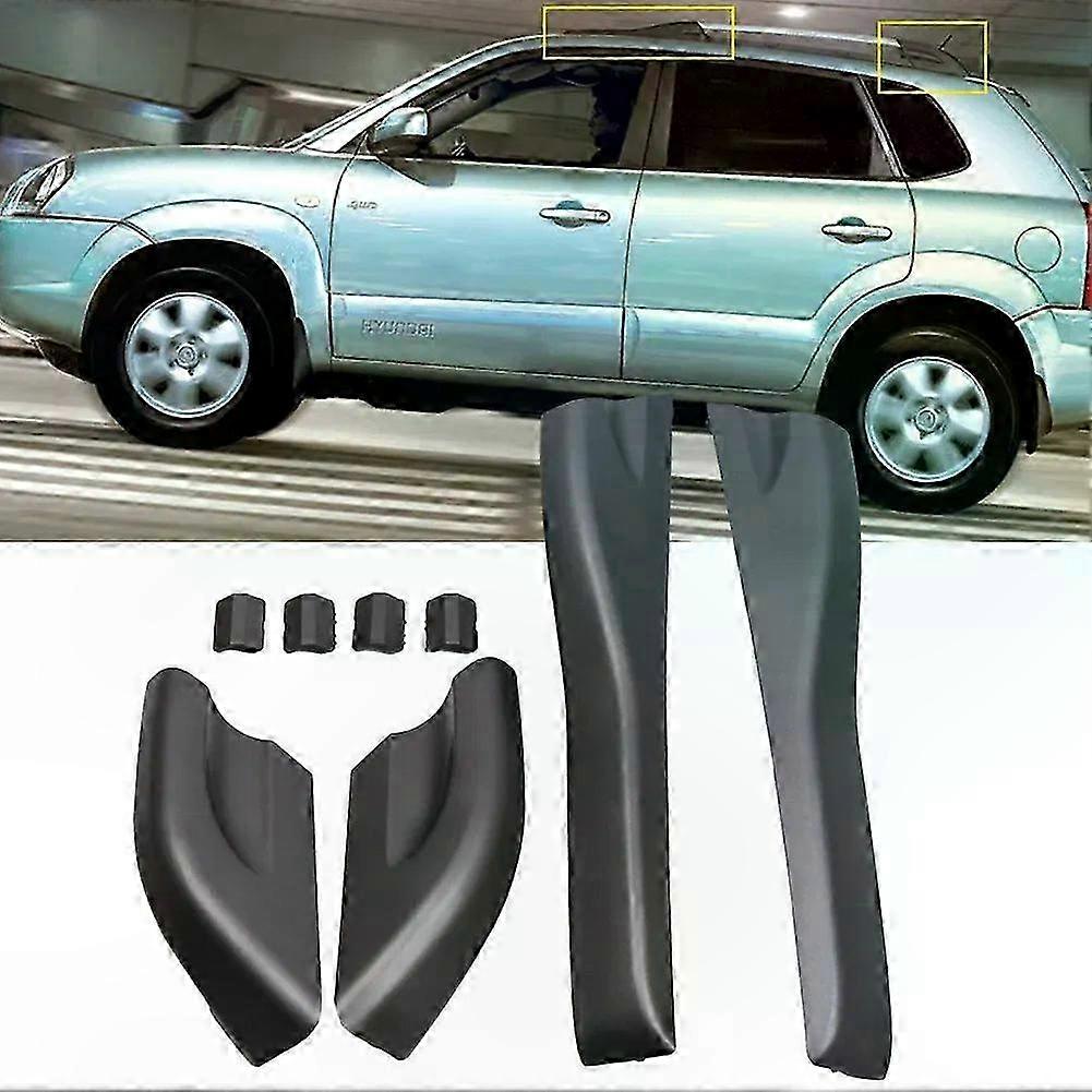 Universal SUV Roof Rack End Covers with Protective Shell Cap for 2004-2008 Models