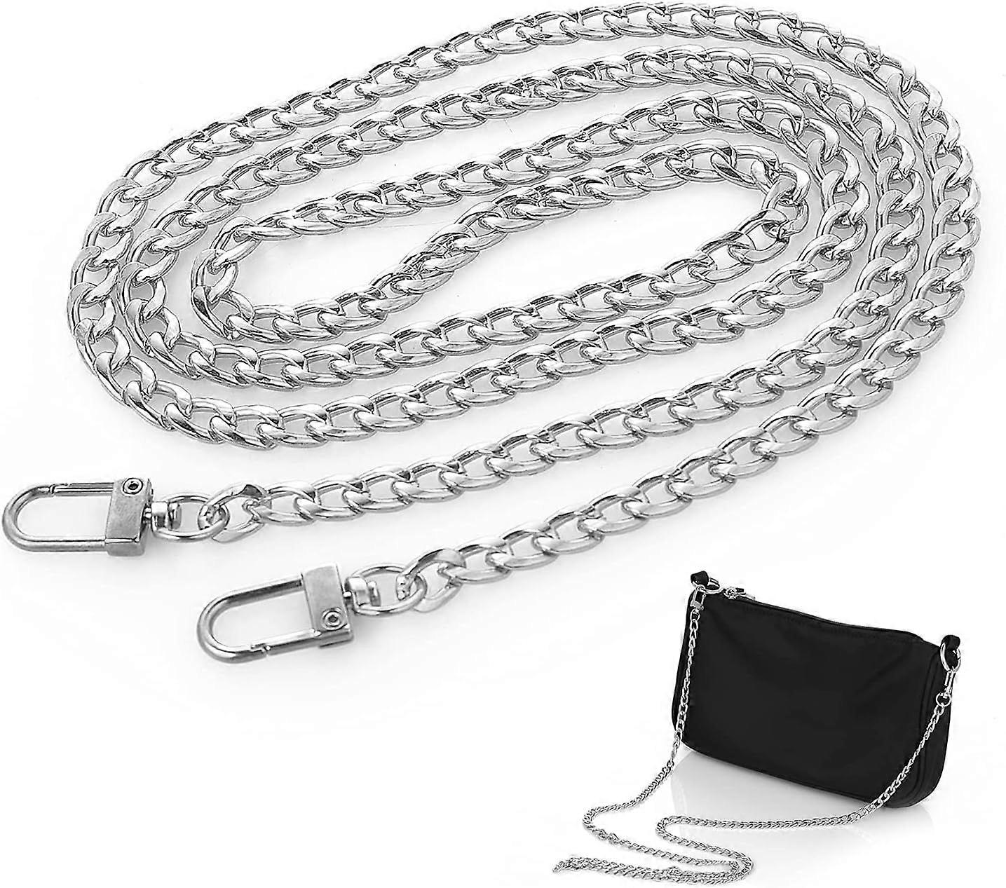 Bag Chain Metal 120cm DIY Strap Replacement Bag Chain Shoulder Strap
