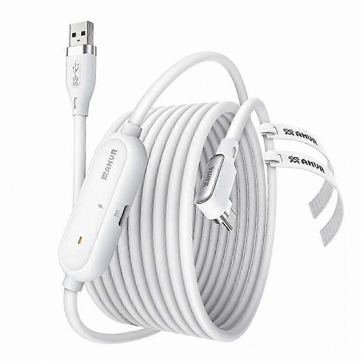 Rechargeable 18W Cable for VR Headsets, Compatible with Quest 3/3S/2/Pro