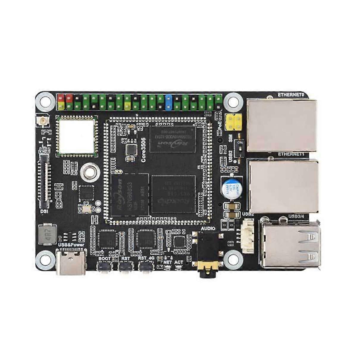 For Pi A RK3506 Linux Board with 4GB Module Support MIPI/ Display EMMC-8GB 512MB DDR3L with WIFI