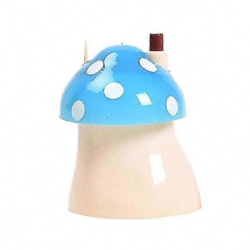 Portable Home Bar Mushroom Automatic Toothpick Storage Box Dispenser Holder