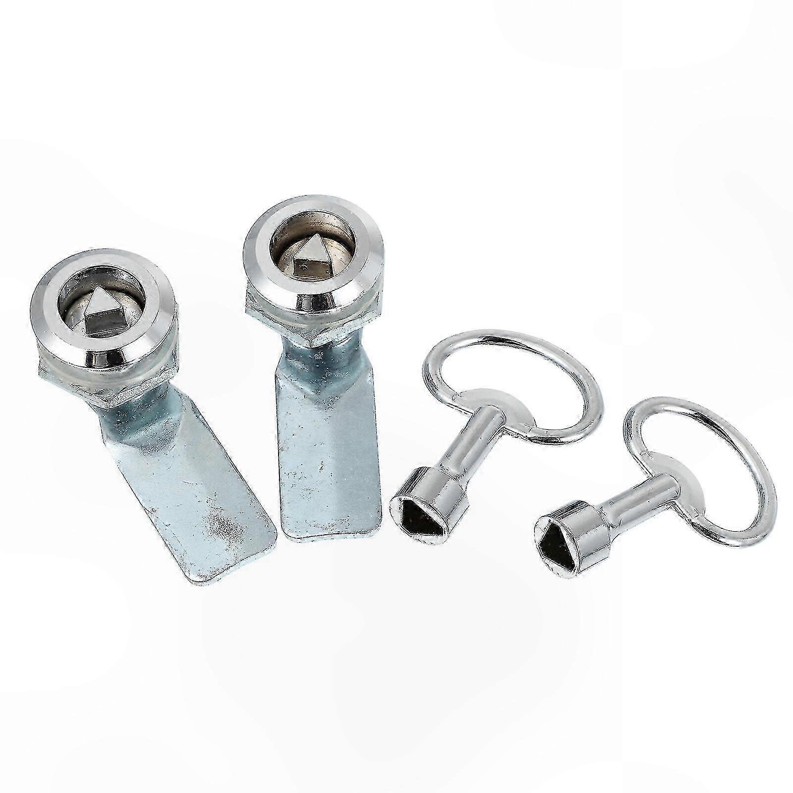 2 Sets Creative Triangle Lock for Power Cabinet and Distribution Box Security