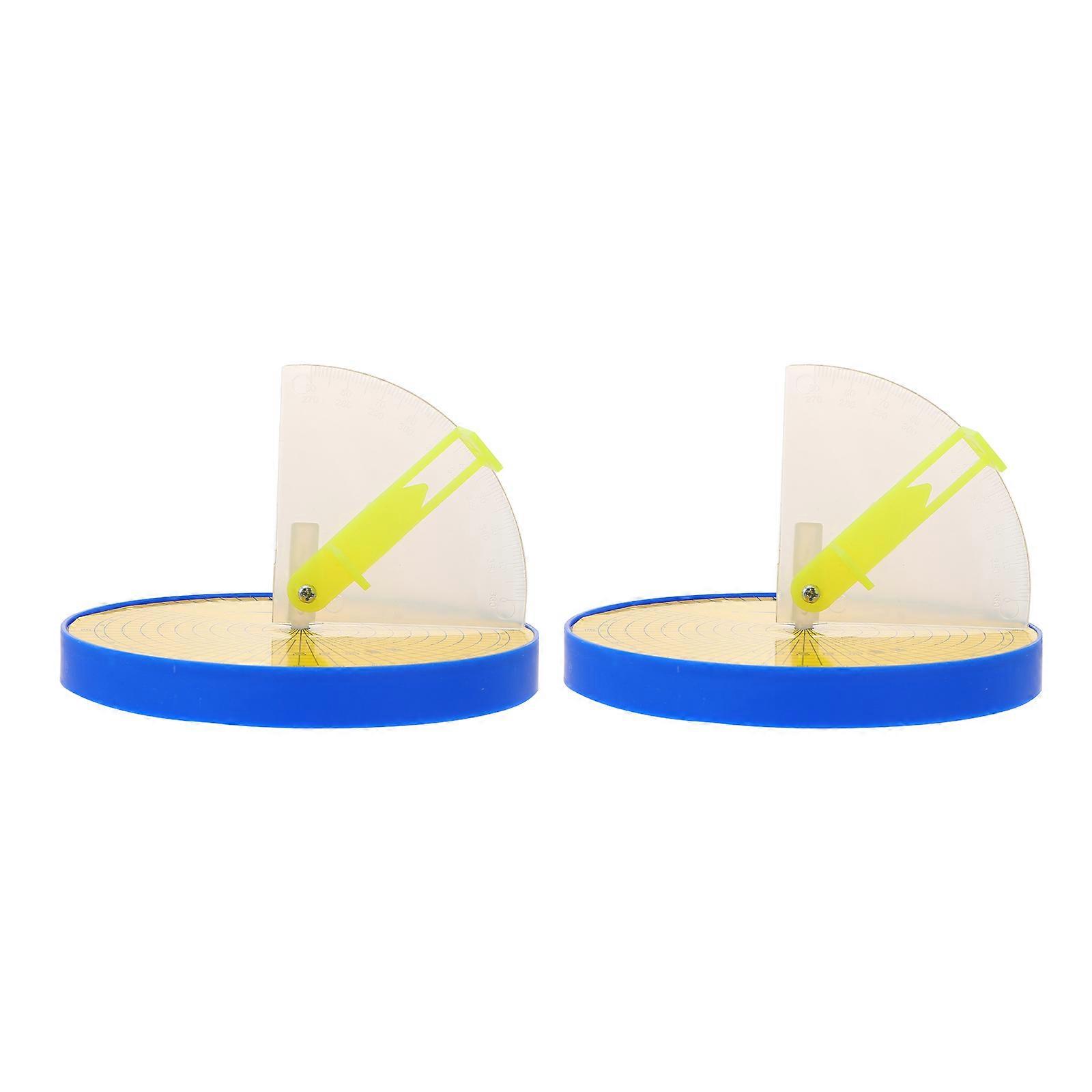 Sun Study Tool Scientific Experimental Equipment Science Experiment Metal Plastic Multi Observe Shadow Changes 2Pcs