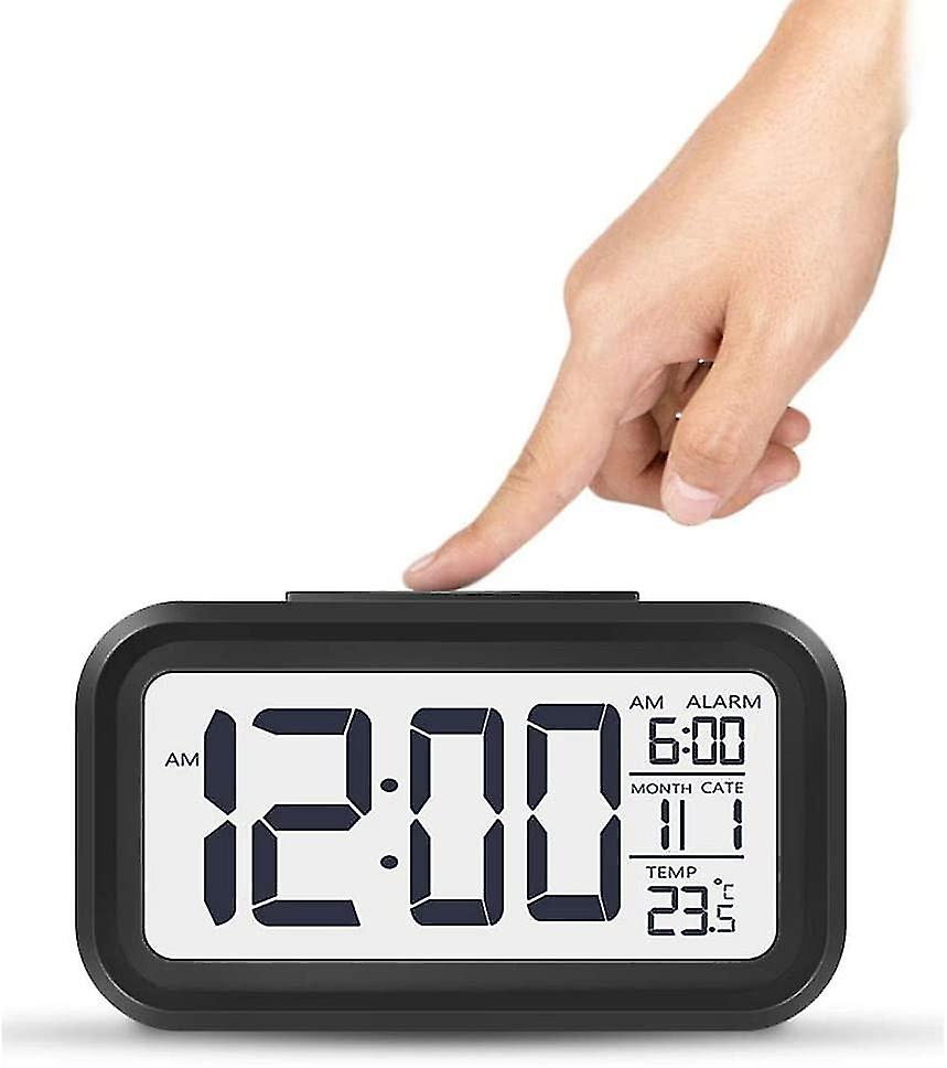 Digital Alarm Clock Large Hd Screen Intelligent Night Light Alarm Clock