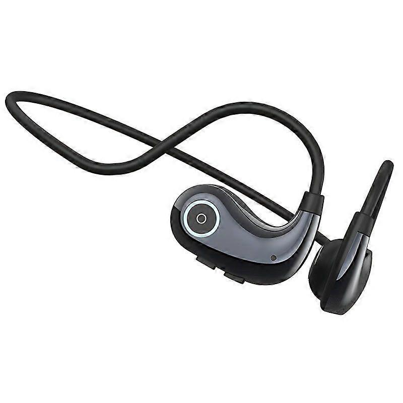 Air conduction open earphones, Bluetooth 5.4, heavy bass, suitable for iPhone and Android, suitable for sports(Black)
