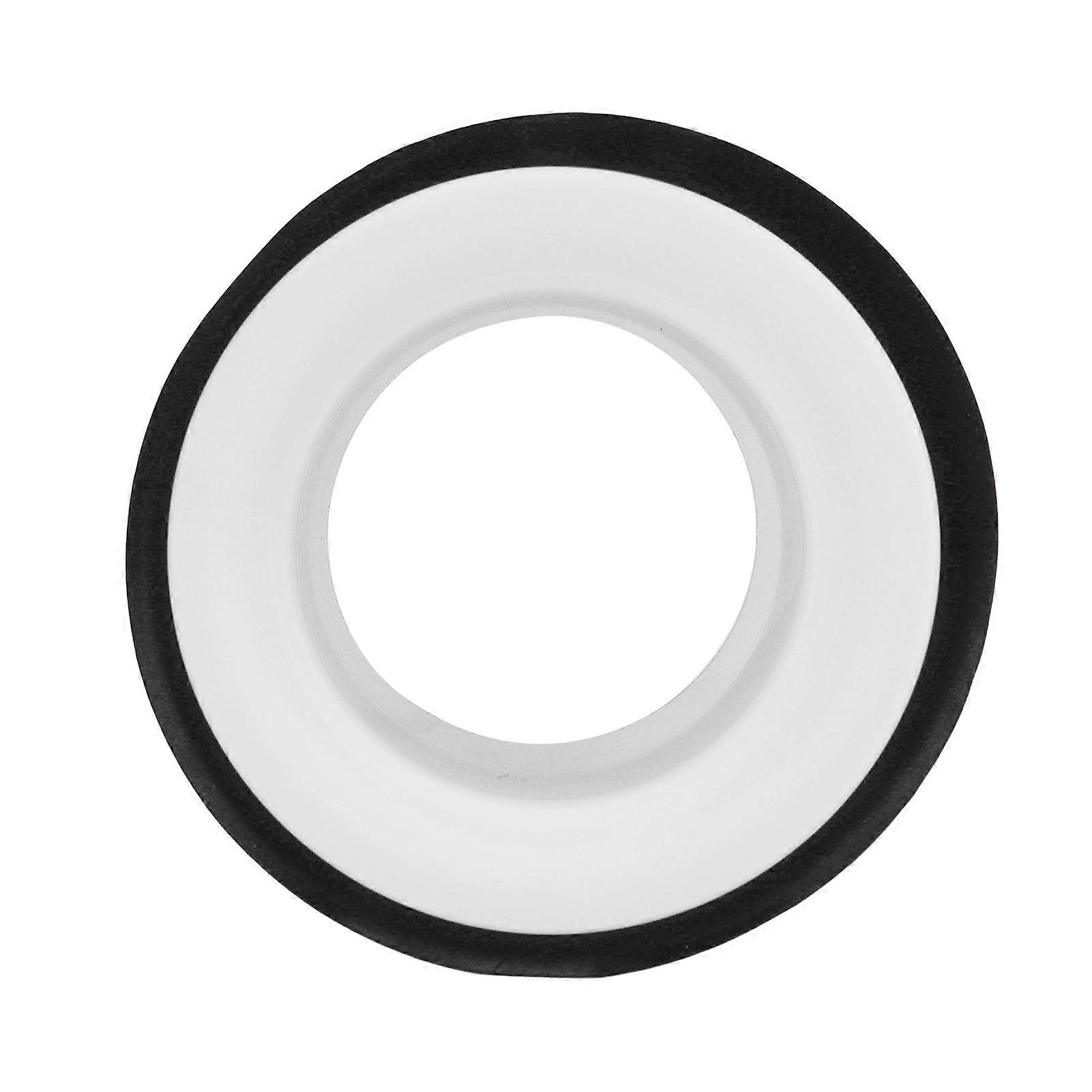 Drum Enhancer Kick Boost ABS Rubber 10.5cm White with Sticker