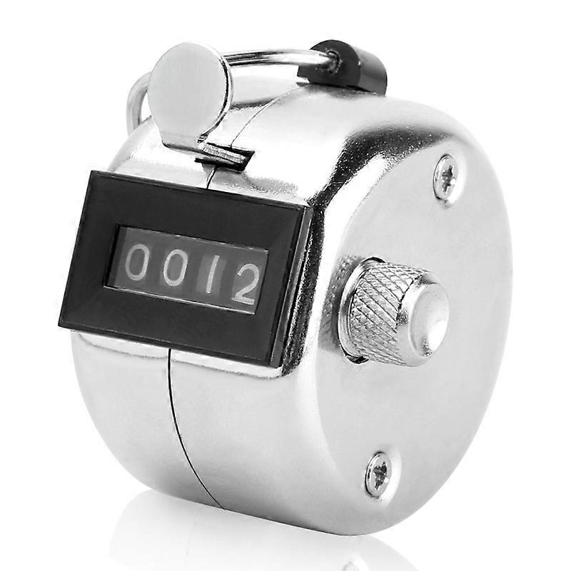 Digit Click Counter - Metal Manual Counter People Flow Counter Manual Mechanical Counting Device Macaron