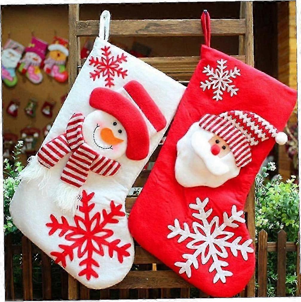 2025 Noël Père Noël Bonbons Chaussette Enfants Cadeau Noël Décorations pour la Maison