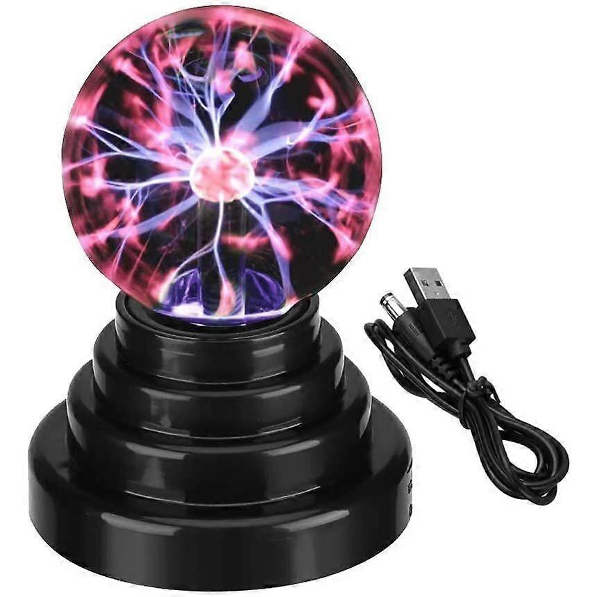 Zerodis Plasma Ball Light USB Globe Night Touch Sensitive Lightning USB/Battery Operated Creative