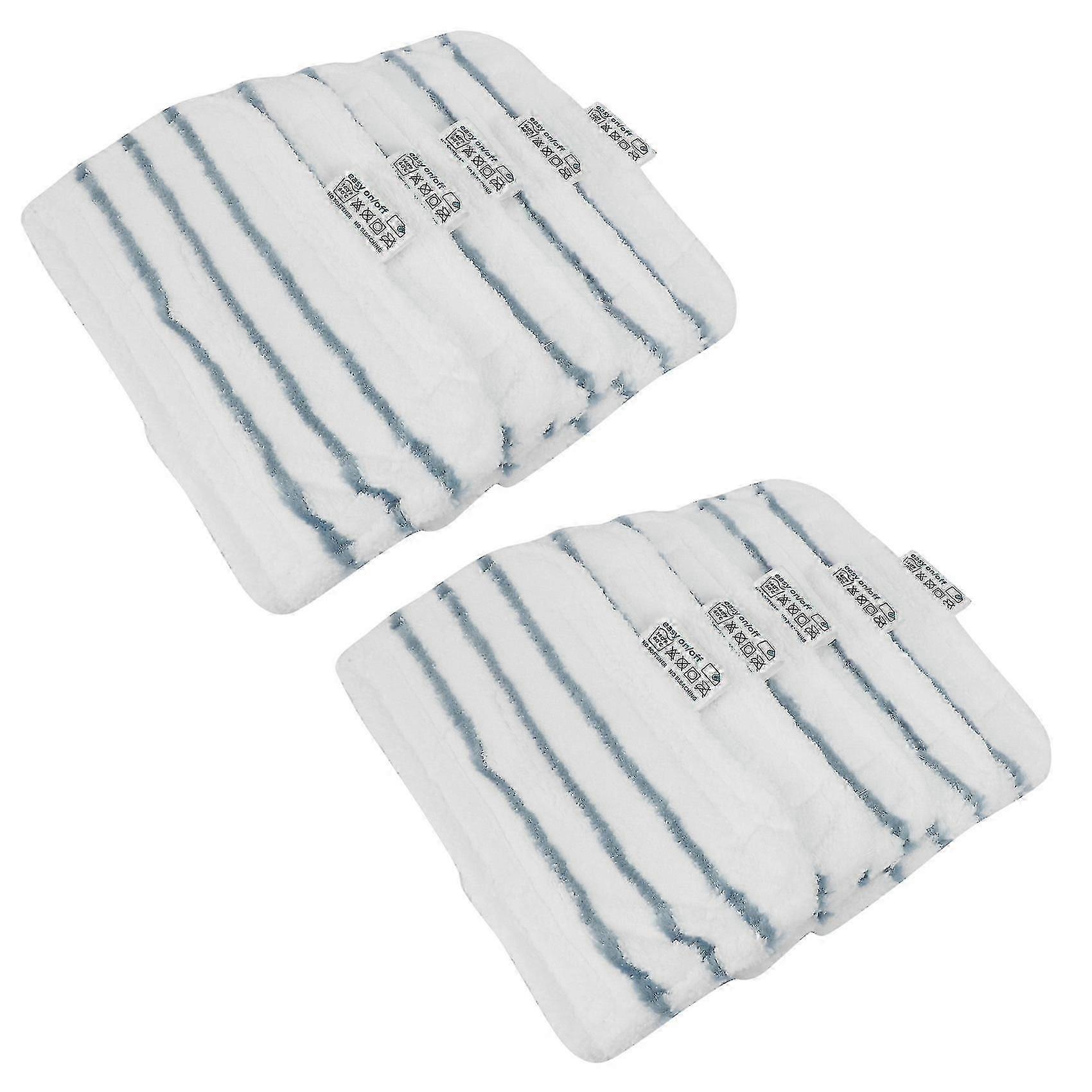 10 stk. moppeputer til Black & Decker dampmopp FSM1610 FSM1630 vaskbar og gjenbrukbar erstatningsmoppe