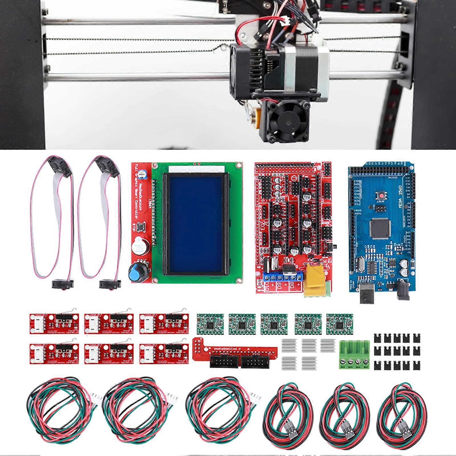 3D Printer Kit RAMPS 1.4 with 12864 Controller & A4988 Board PCB