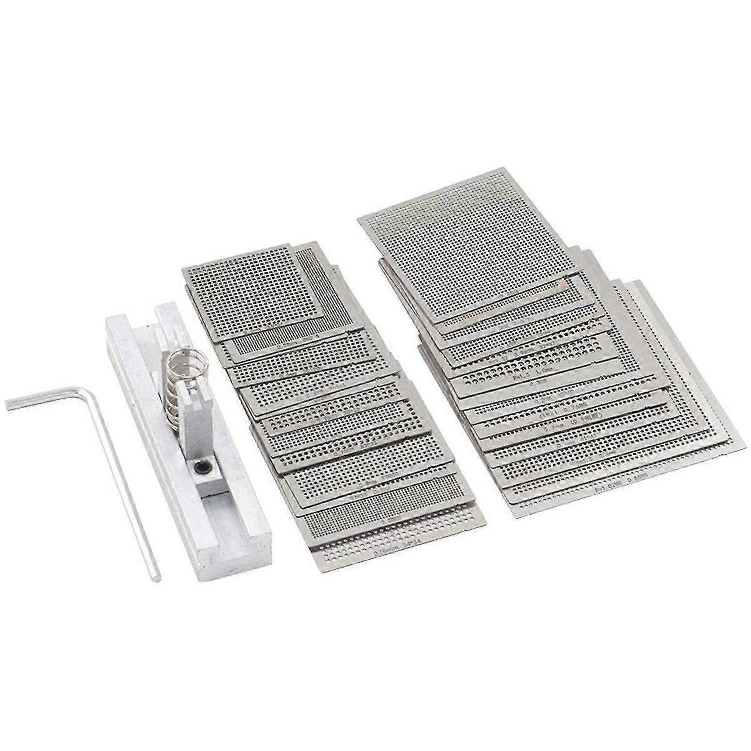 16pcs BGA General Template Universal Direct Heated Stencils