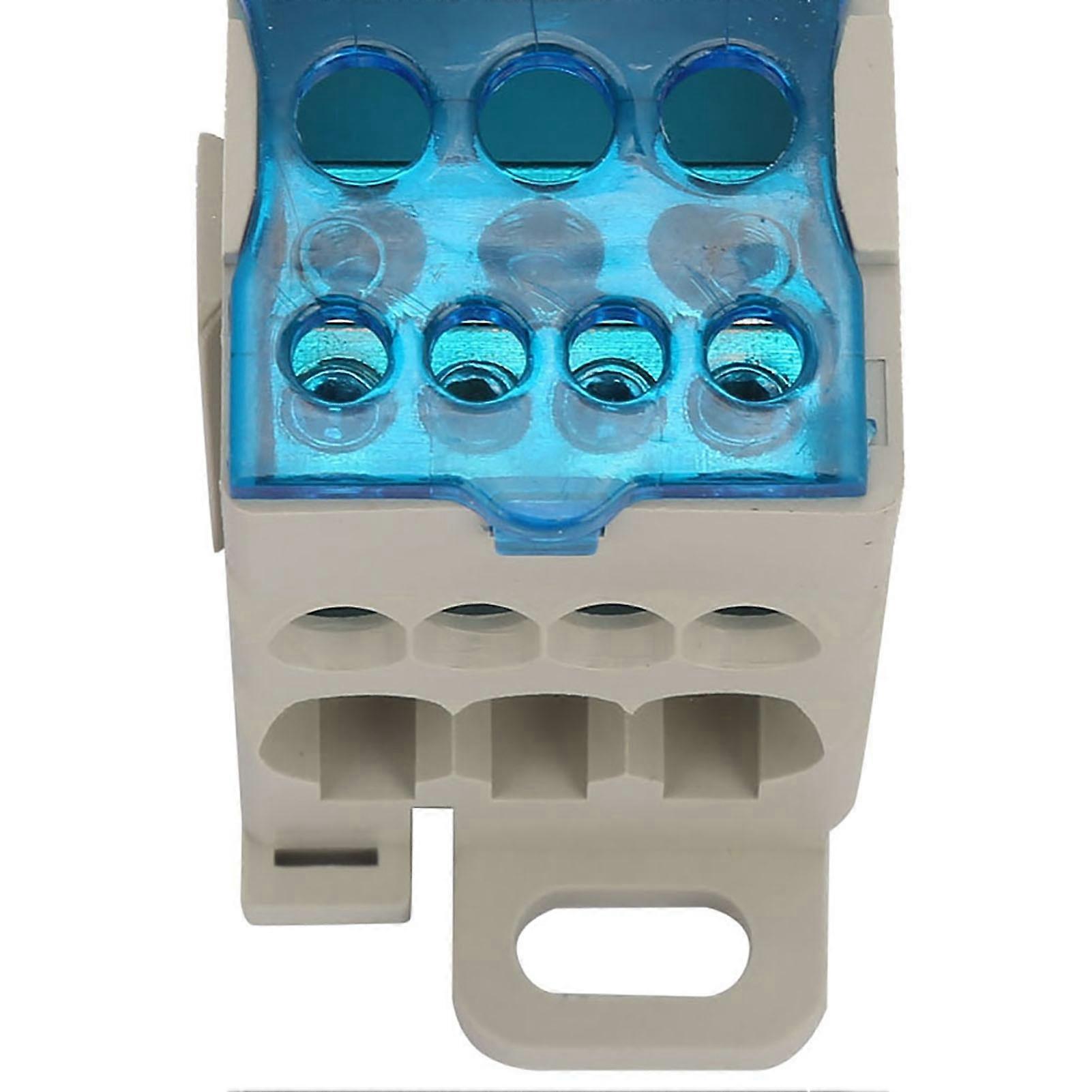 DIN Rail Terminal Block, Distribution Box, Electrical Wire Connector, Universal Power Junction Box