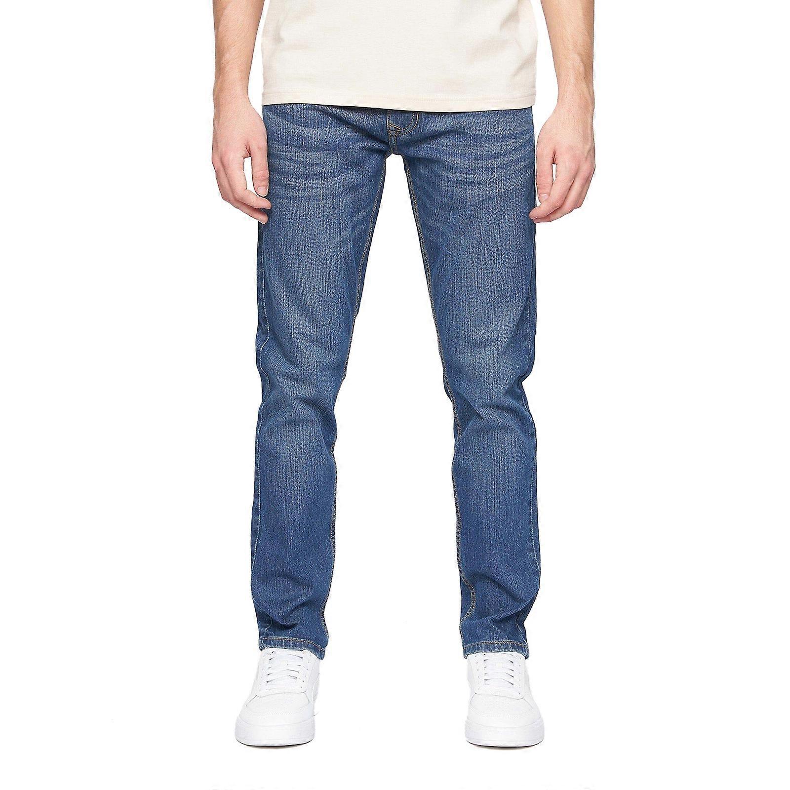 Crosshatch Arles Slim Fit Jeans Blue