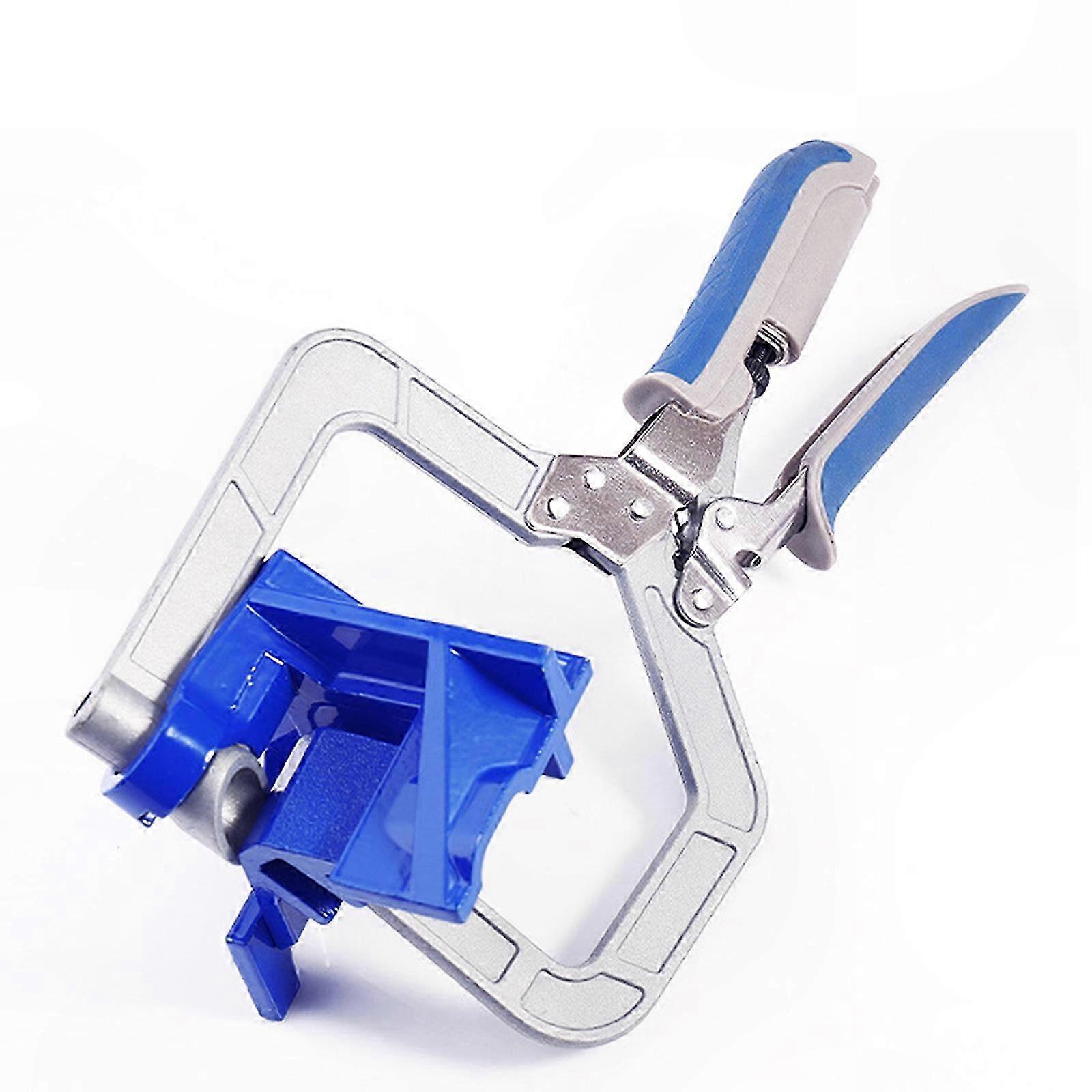 90 Degree Corner Clamp for Woodworking Projects Right Angle Pocket Hole Jig Clamps Set Heavy Duty Carpenter Tool