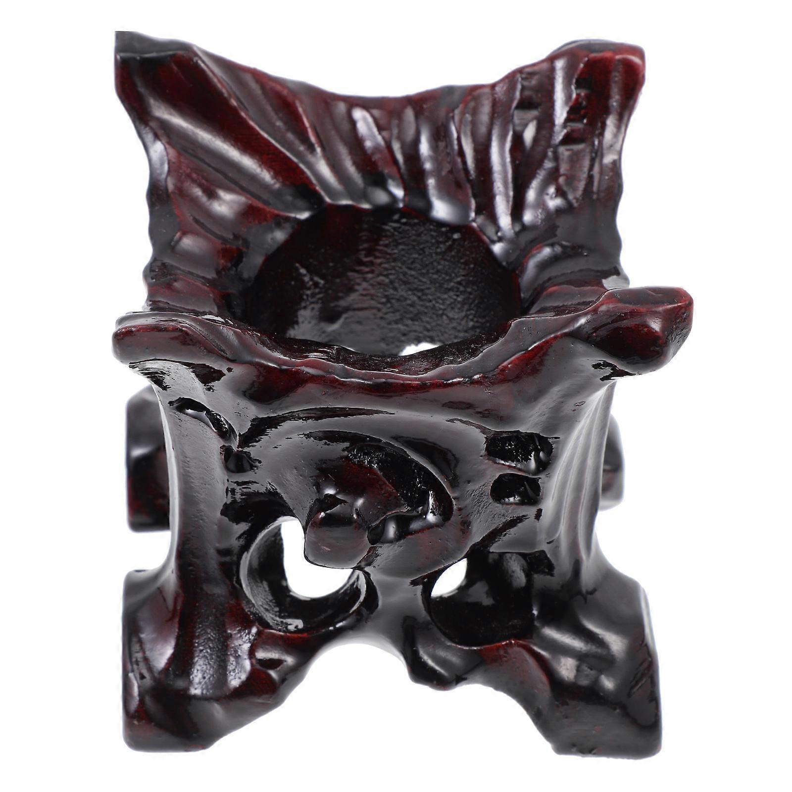Crystal Ball Wooden Base for Displaying 1Pcs Decorative Wood Pedestal
