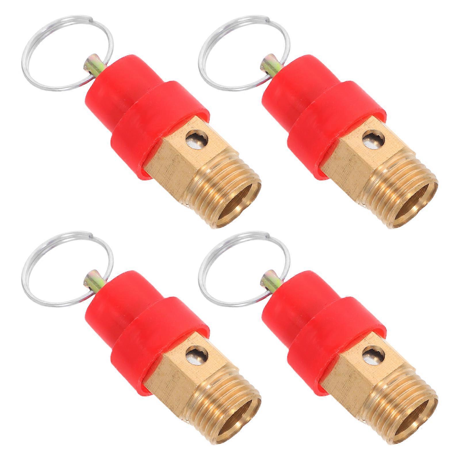 Brass Air Compressor Safety Valve for 8Pcs Replacement