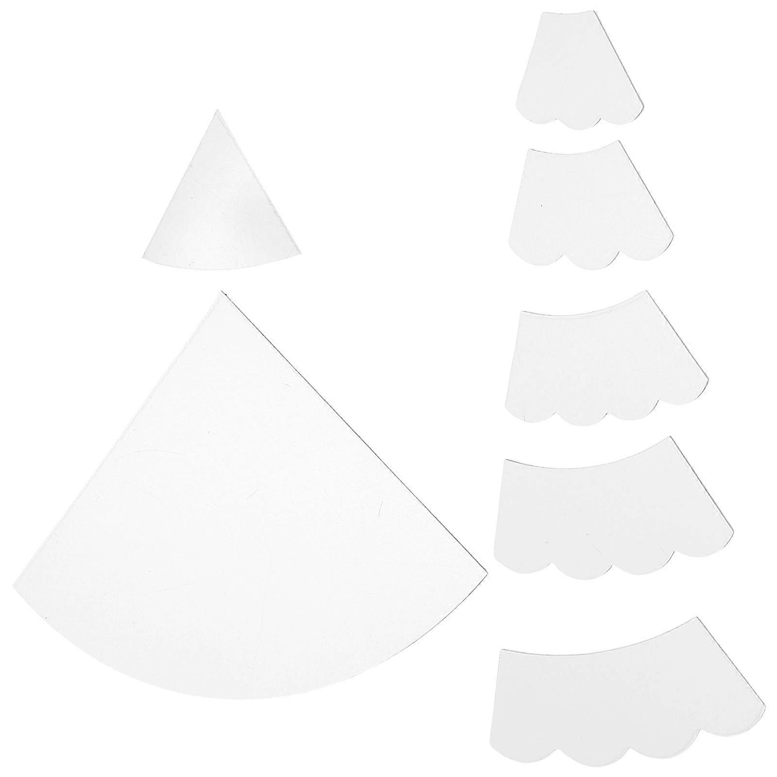 Christmas Trees Sewing Template for DIY Quilting 4Sets of Quilt Rulers