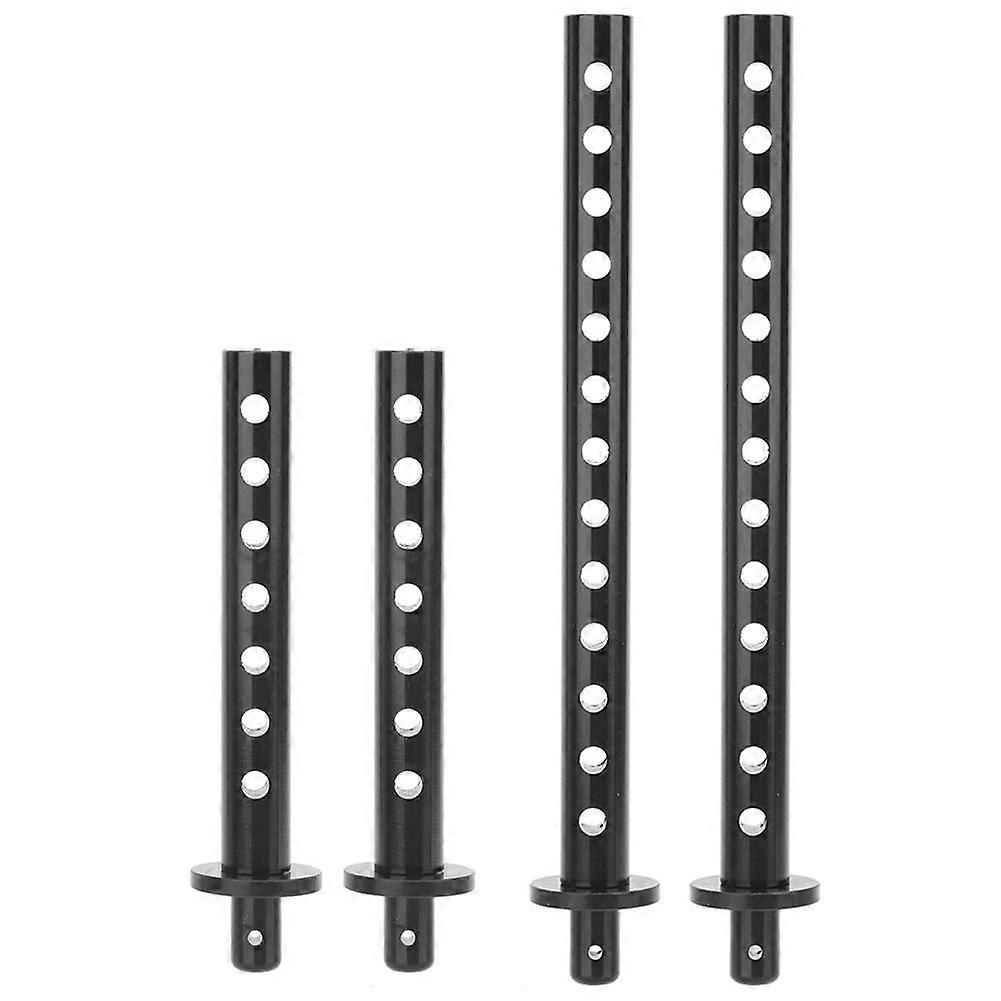 4pcs Front Rear Car Shell Column Spare Part Fit for RGT 1/10 EX86100 RC Car PartsBlack R86018BL