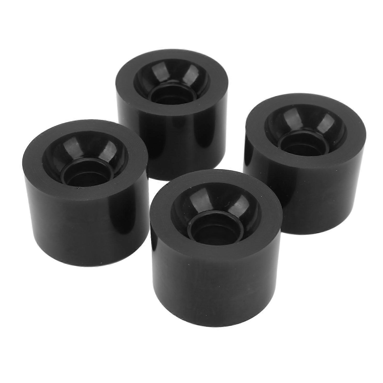 4PCS PU Skateboard Wheel Replacement Low Noise Multifunctional Land Surfboard Roller Casters